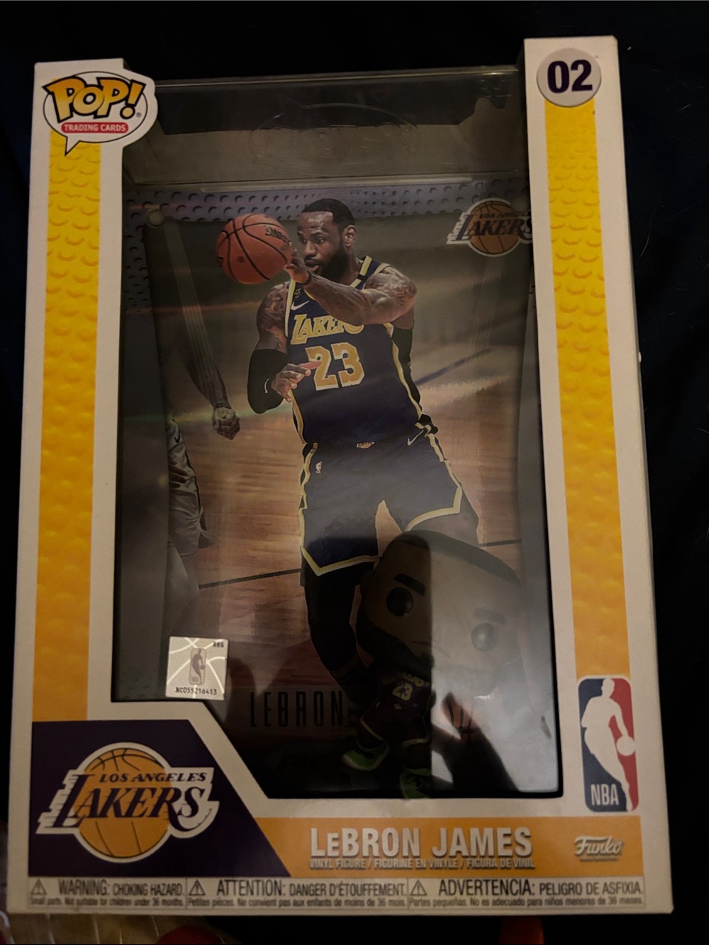 Funko LeBron James Lakers Purple & Gold Pop!